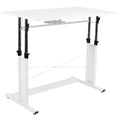 Flash Furniture Height Adjustable (27.25-35.75H) Sit to Stand Home Office Desk