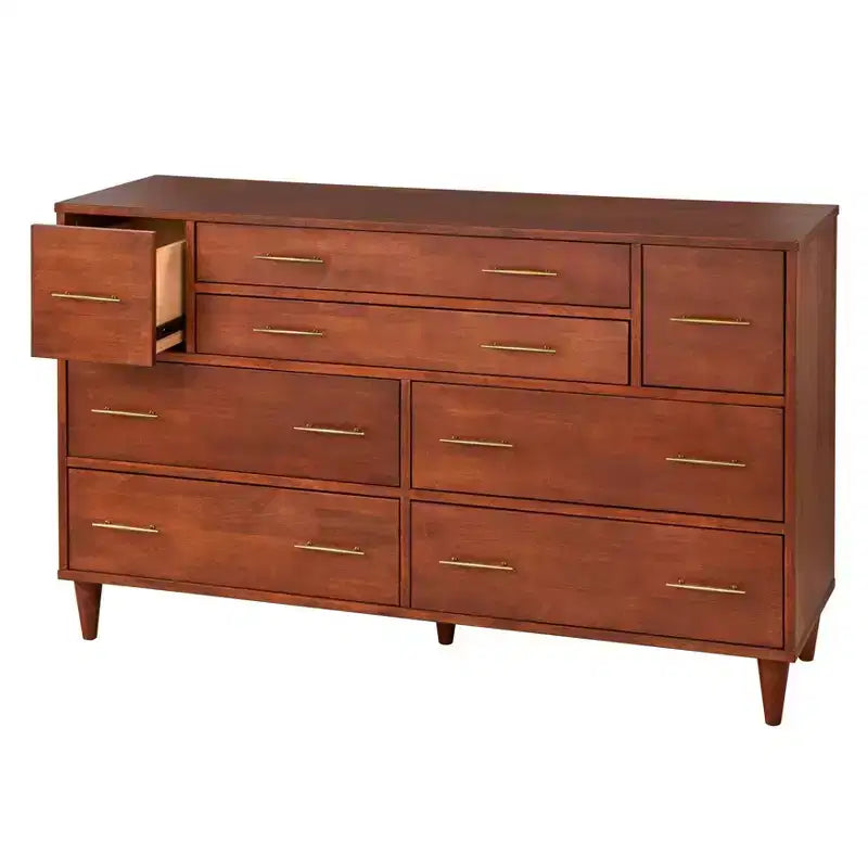 Lifestorey Ana Mid Century Modern 8 Drawer Dresser