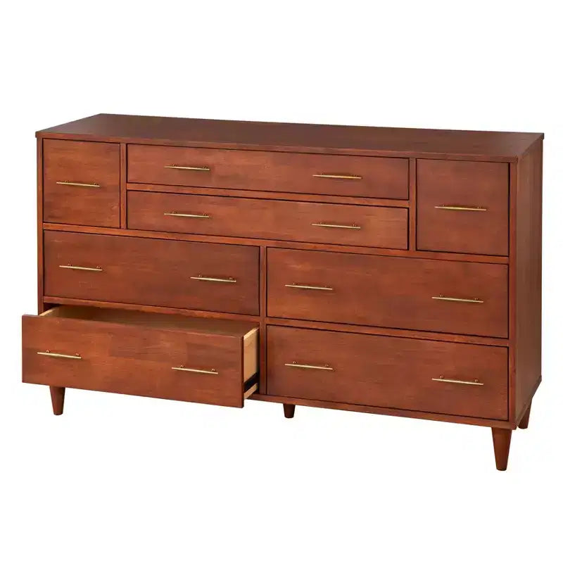 Lifestorey Ana Mid Century Modern 8 Drawer Dresser