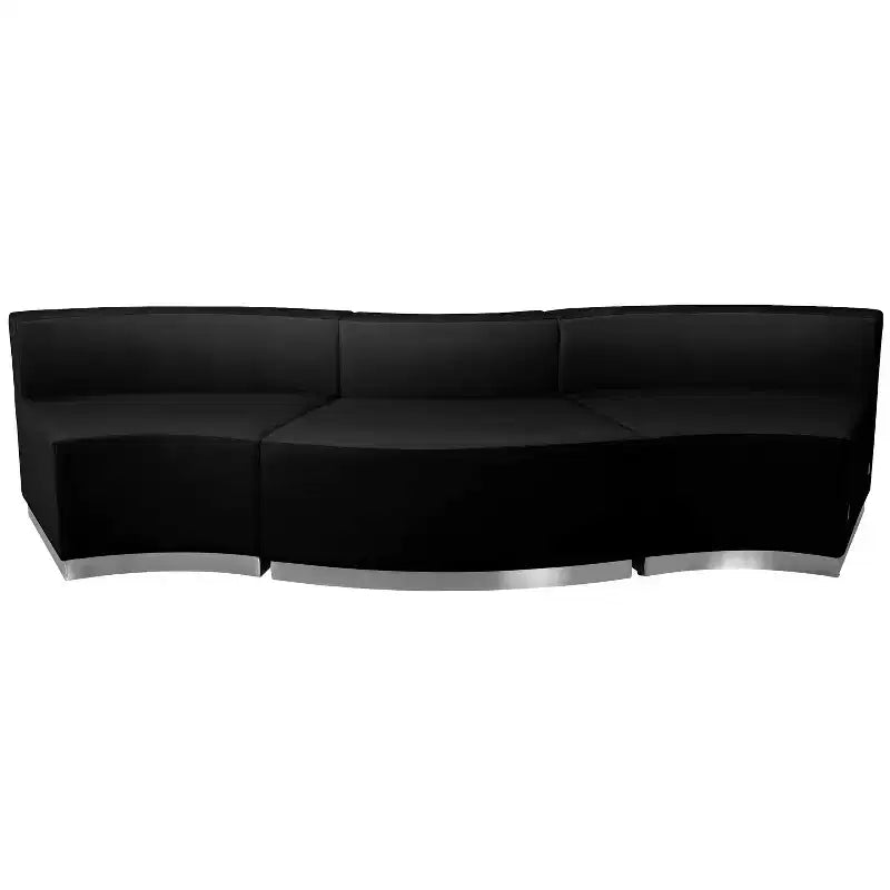 Flash Furniture HERCULES Alon Series LeatherSoft Reception Configuration, 3 Pieces