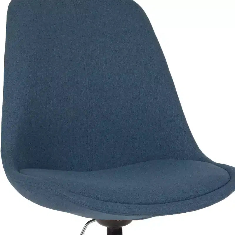 Flash Furniture Aurora Series Mid-Back Fabric Task Office Chair with Pneumatic Lift and Chrome Base