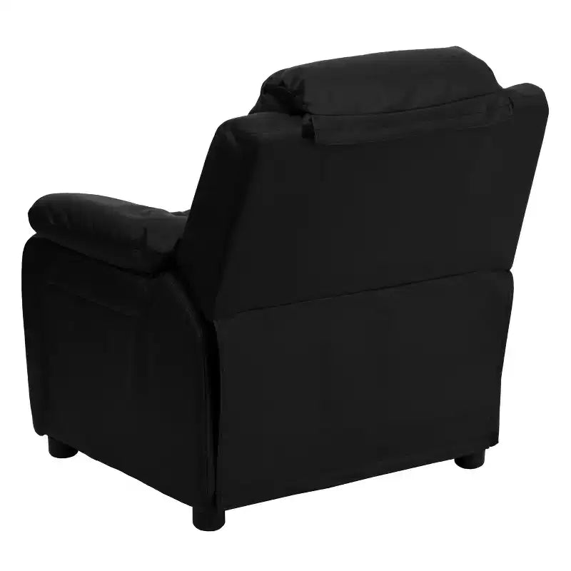 Flash Furniture Deluxe Padded Contemporary Kids Recliner with Storage Arms