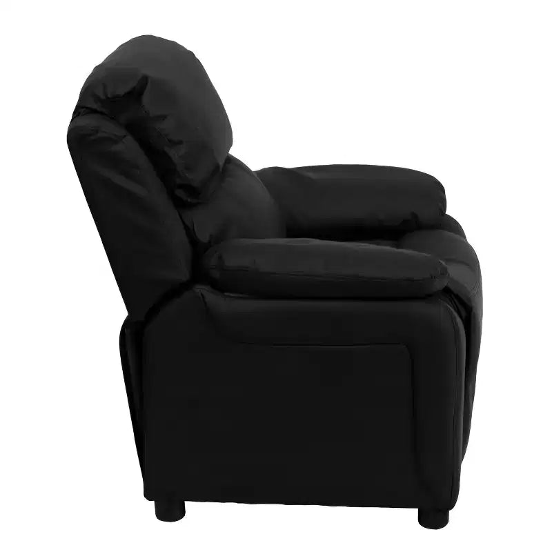 Flash Furniture Deluxe Padded Contemporary Kids Recliner with Storage Arms