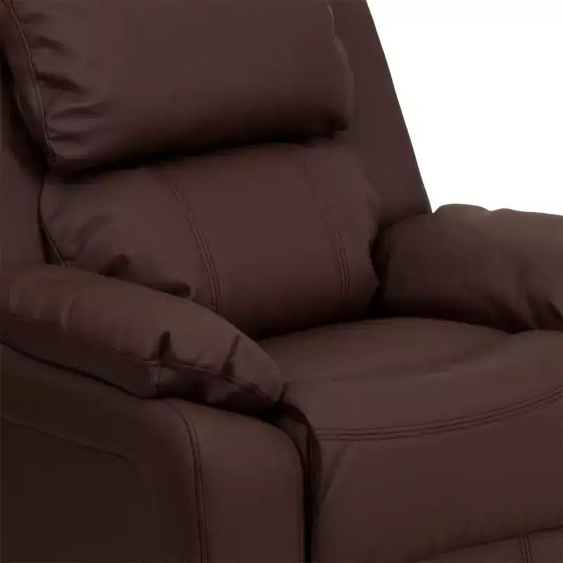 Flash Furniture Deluxe Padded Contemporary Kids Recliner with Storage Arms