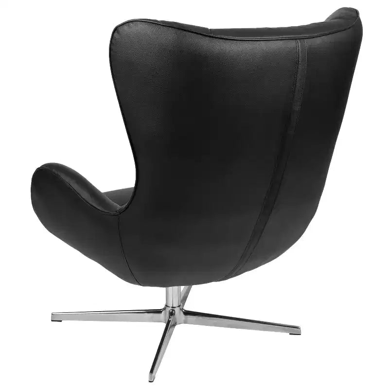 Flash Furniture Home and Office Retro Swivel Wing Accent Chair