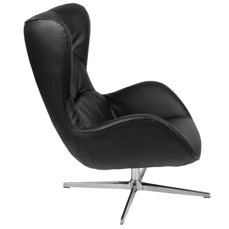 Flash Furniture Home and Office Retro Swivel Wing Accent Chair