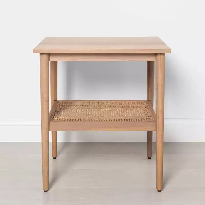 Wood & Cane Accent Side Table - Hearth & Hand with Magnolia