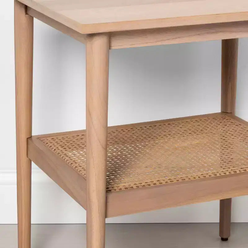 Wood & Cane Accent Side Table - Hearth & Hand with Magnolia