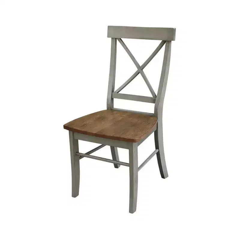36 David Round Top Pedestal Table with 2 X Back Chairs - International Concepts