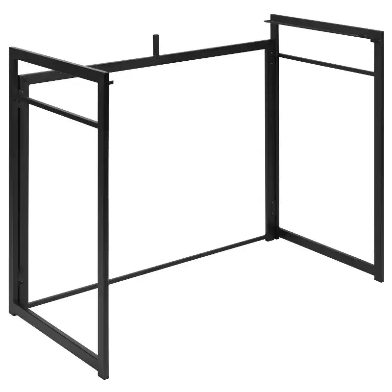 Emma and Oliver 40 Rustic Home Office Folding Computer Desk - Laptop Desk
