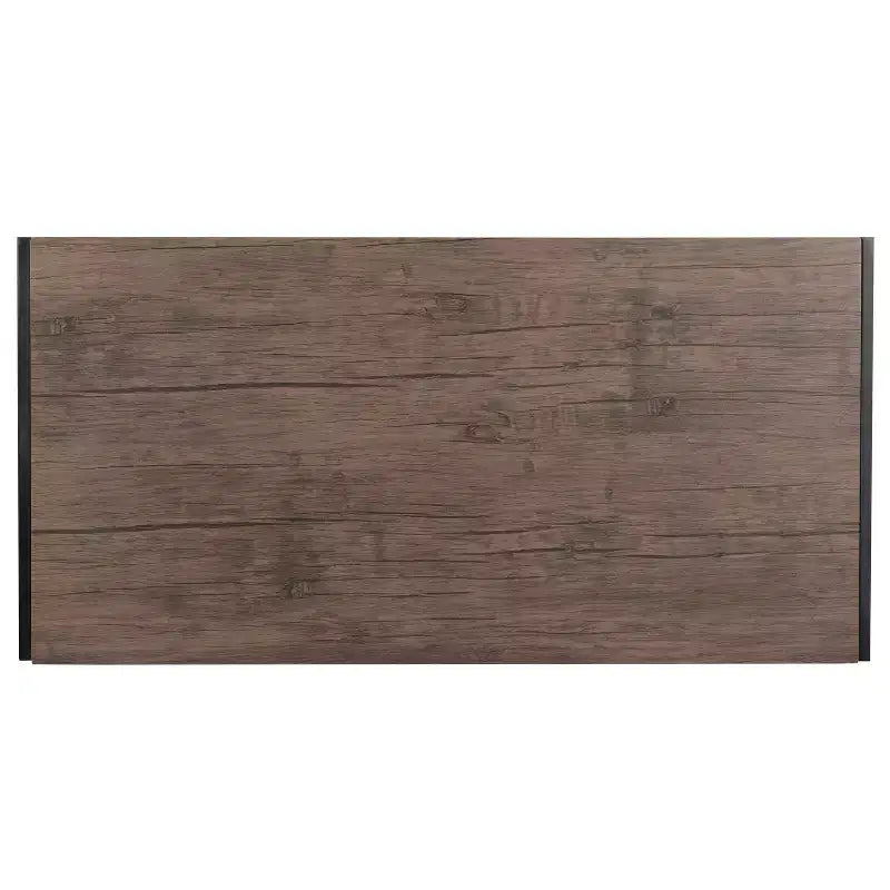 Emma and Oliver 40 Rustic Home Office Folding Computer Desk - Laptop Desk