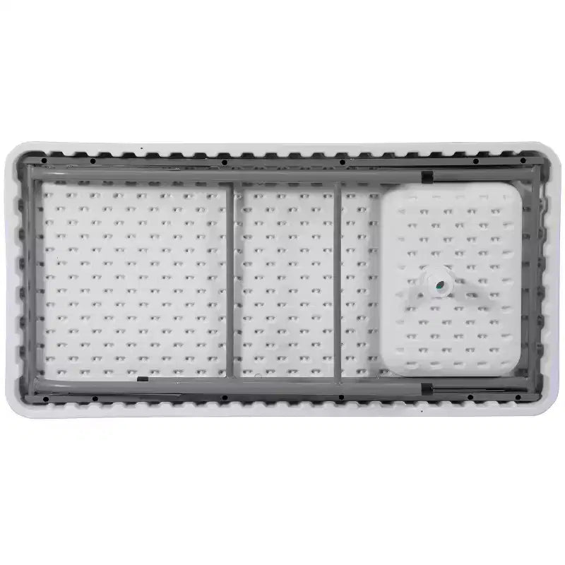 Emma and Oliver 4-Foot Portable Fish Cleaning Table / Outdoor Camping Table and Sink