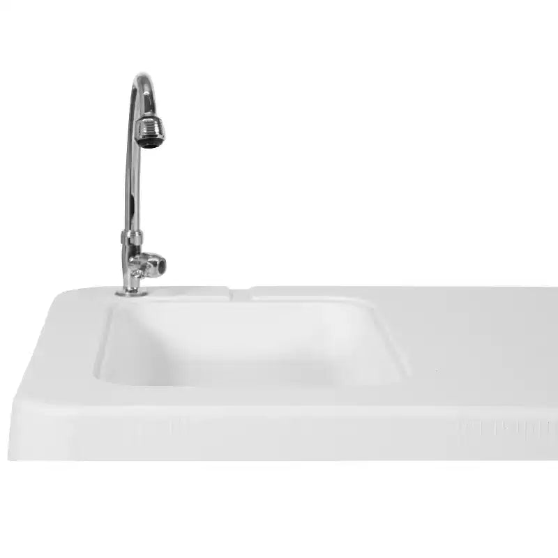 Emma and Oliver 4-Foot Portable Fish Cleaning Table / Outdoor Camping Table and Sink