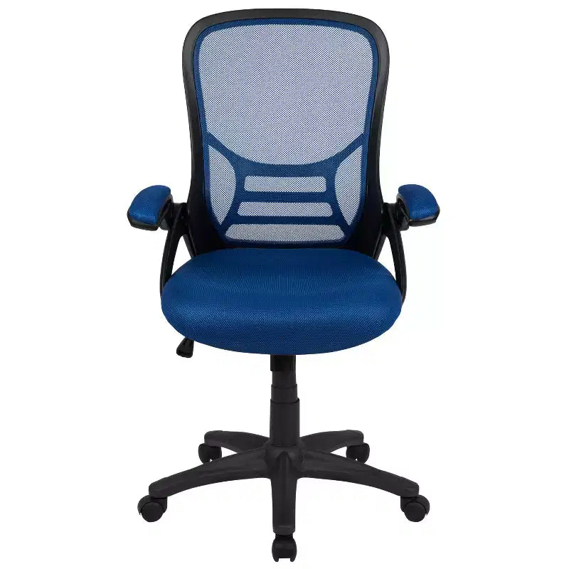 Emma and Oliver High Back Mesh Ergonomic Office Chair with Flip-up Arms