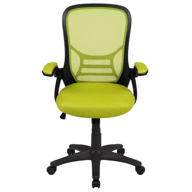 Emma and Oliver High Back Mesh Ergonomic Office Chair with Flip-up Arms