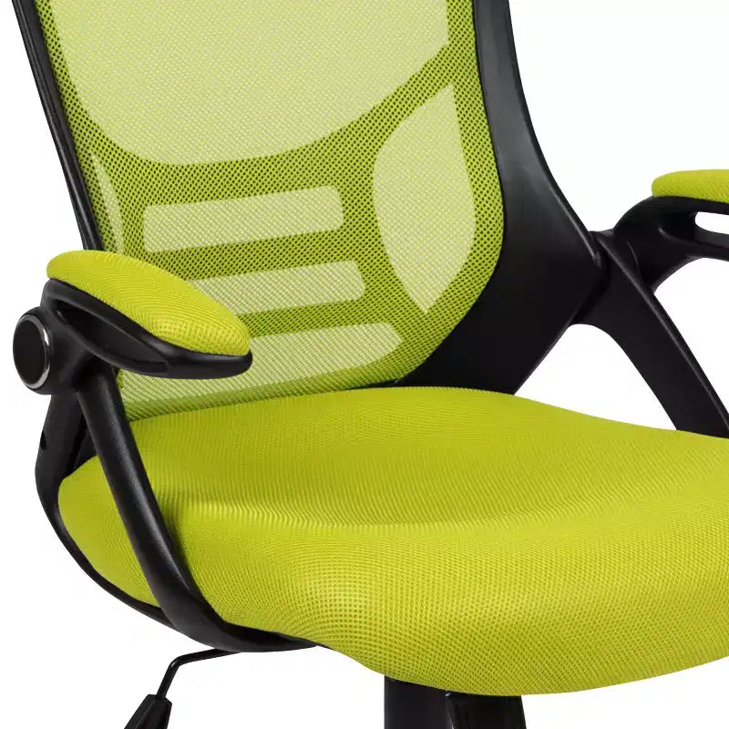 Emma and Oliver High Back Mesh Ergonomic Office Chair with Flip-up Arms