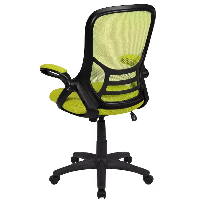 Emma and Oliver High Back Mesh Ergonomic Office Chair with Flip-up Arms