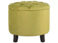 Amiela Tuffted Storage Ottoman - HUD8220 - Safavieh Couture