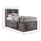 Letto contenitore Madison grigio - Picket House Furnishings