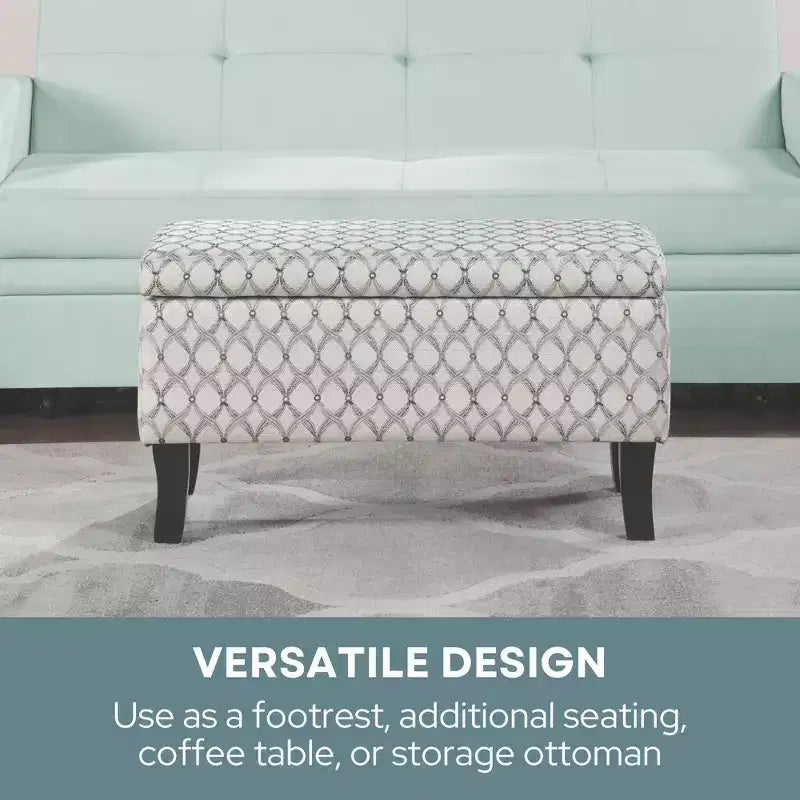 Designs4Comfort Winslow Storage Ottoman - Breighton Home