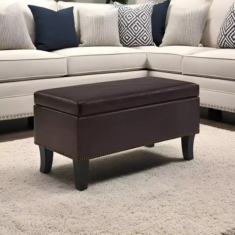 Designs4Comfort Winslow Storage Ottoman - Breighton Home