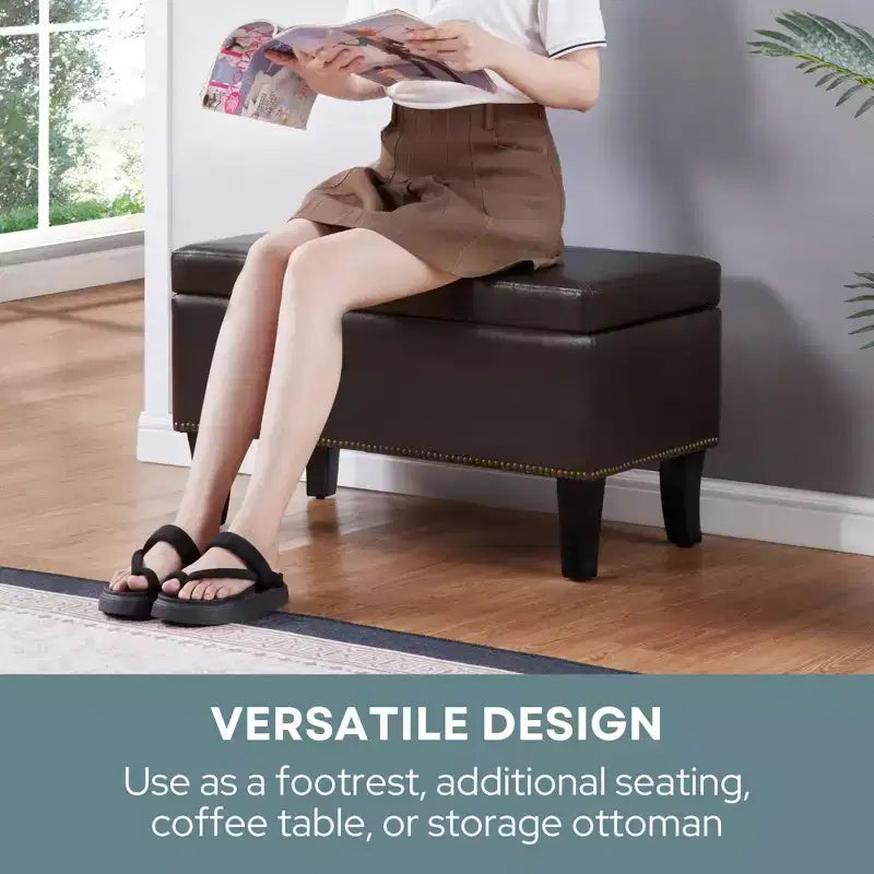 Designs4Comfort Winslow Storage Ottoman - Breighton Home