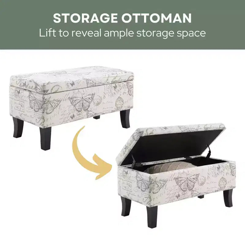 Designs4Comfort Winslow Storage Ottoman - Breighton Home