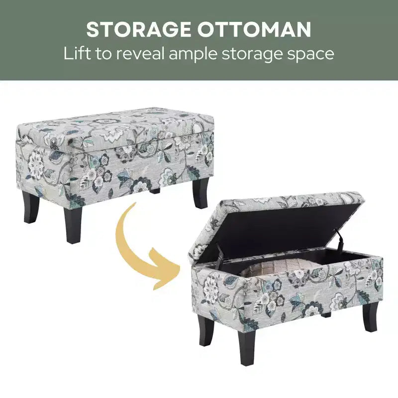 Designs4Comfort Winslow Storage Ottoman - Breighton Home