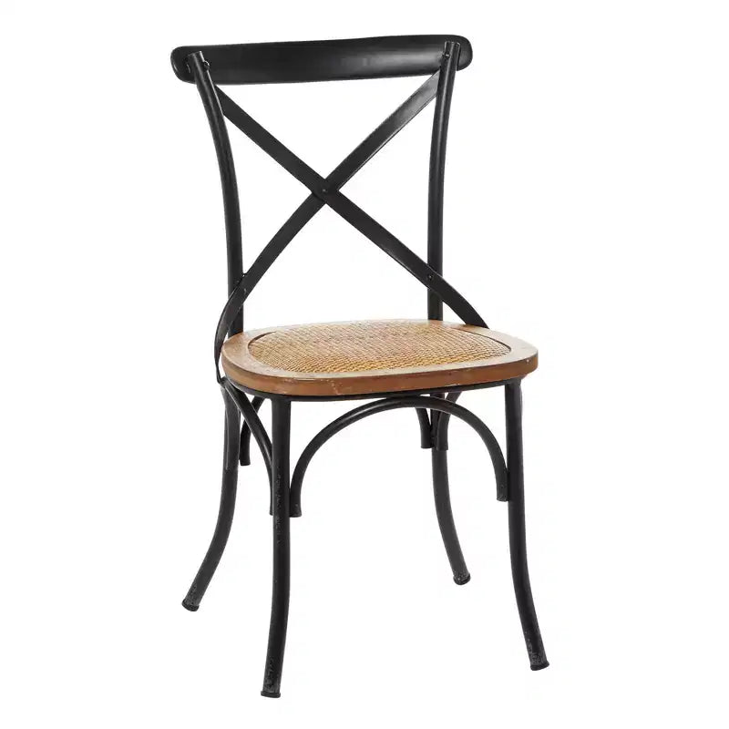 Set of 2 Farmhouse Iron Dining Chair - Olivia & May
