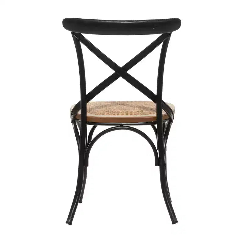 Set of 2 Farmhouse Iron Dining Chair - Olivia & May