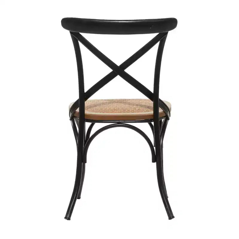 Set of 2 Farmhouse Iron Dining Chair - Olivia & May