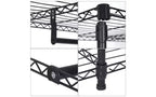 Costway Organizer Guardaroba 48''x18''x71'' Appendiabiti Portatile con Ripiani per Casa
