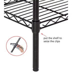 Costway Organizer Guardaroba 48''x18''x71'' Appendiabiti Portatile con Ripiani per Casa