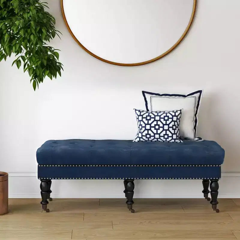 Donovan Tufted Ottoman Bench - WyndenHall