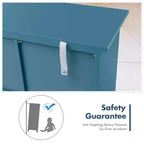 Costway Credenza da Cucina Tavolo Buffet Mobile Contenitore con Cassetti e Ante Bianco\Blu\Verde