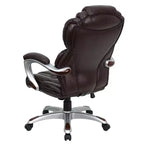 Sedia da ufficio ergonomica girevole con schienale alto e seduta/schienale a strati di Emma e Oliver