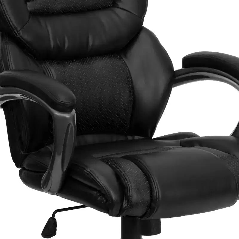 Sedia da ufficio ergonomica girevole con schienale alto e seduta/schienale a strati di Emma e Oliver