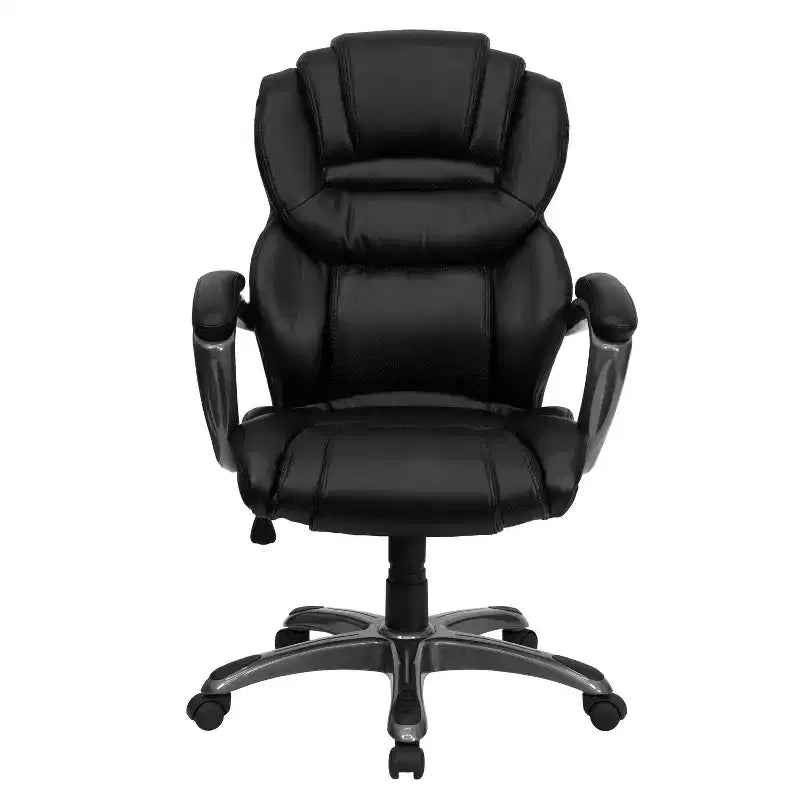 Sedia da ufficio ergonomica girevole con schienale alto e seduta/schienale a strati di Emma e Oliver