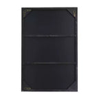 Specchio da parete rettangolare contemporaneo in legno con cornice sottile Olivia & May