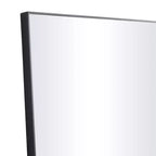 Specchio da parete rettangolare contemporaneo in legno con cornice sottile Olivia & May