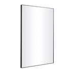 Specchio da parete rettangolare contemporaneo in legno con cornice sottile Olivia & May