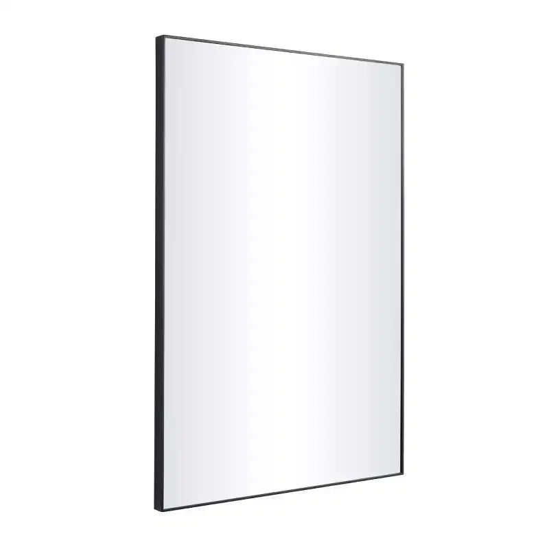 Specchio da parete rettangolare contemporaneo in legno con cornice sottile Olivia & May