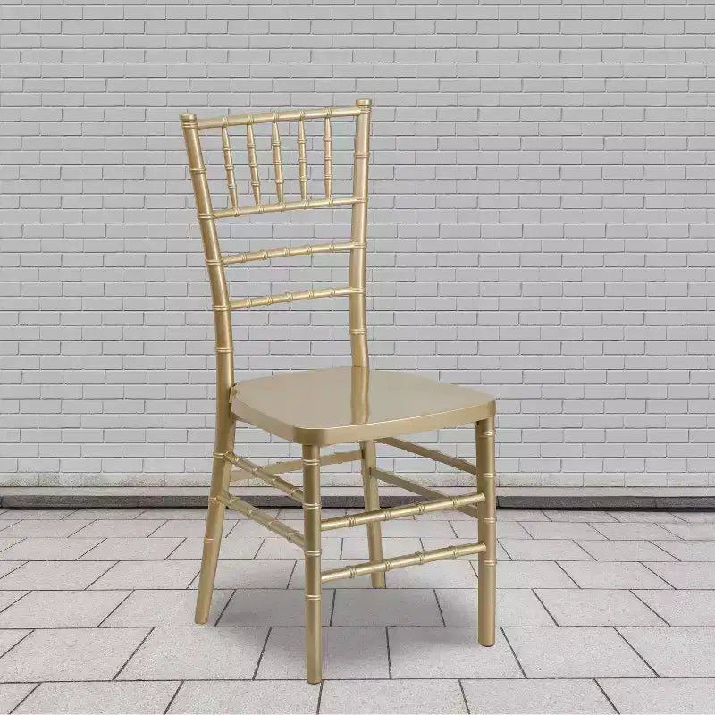 Sedia Chiavari impilabile in resina PREMIUM Emma and Oliver, confezione da 2 pz