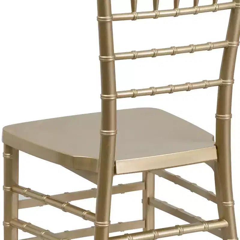 Sedia Chiavari impilabile in resina PREMIUM Emma and Oliver, confezione da 2 pz
