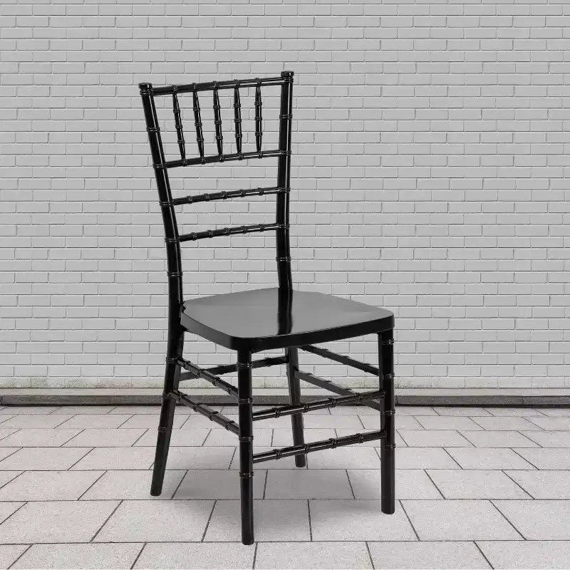 Sedia Chiavari impilabile in resina PREMIUM Emma and Oliver, confezione da 2 pz