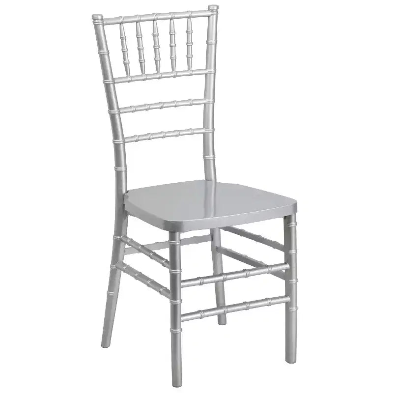 Sedia Chiavari impilabile in resina PREMIUM Emma and Oliver, confezione da 2 pz