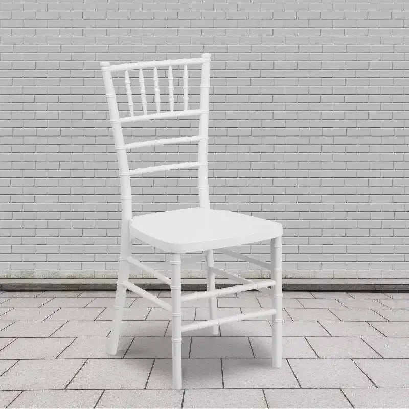 Sedia Chiavari impilabile in resina PREMIUM Emma and Oliver, confezione da 2 pz