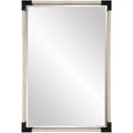 Uttermost Marina White Rope and Black 23 3/4 x 35 1/2 Wall Mirror