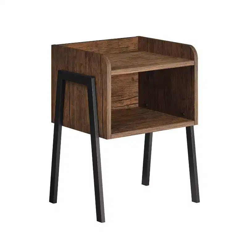 Tavolino laterale con vani aperti Mid-Century Modern Kazuyo - Danya B.