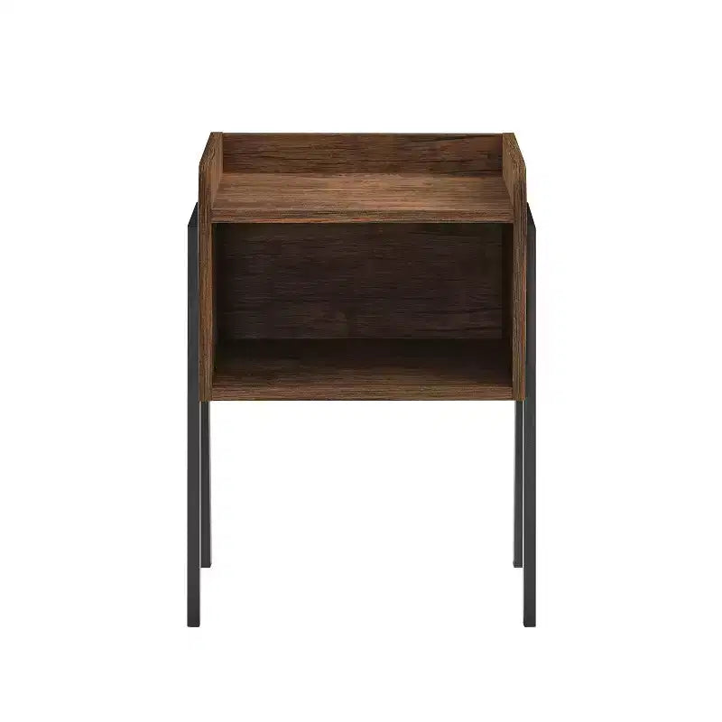 Tavolino laterale con vani aperti Mid-Century Modern Kazuyo - Danya B.